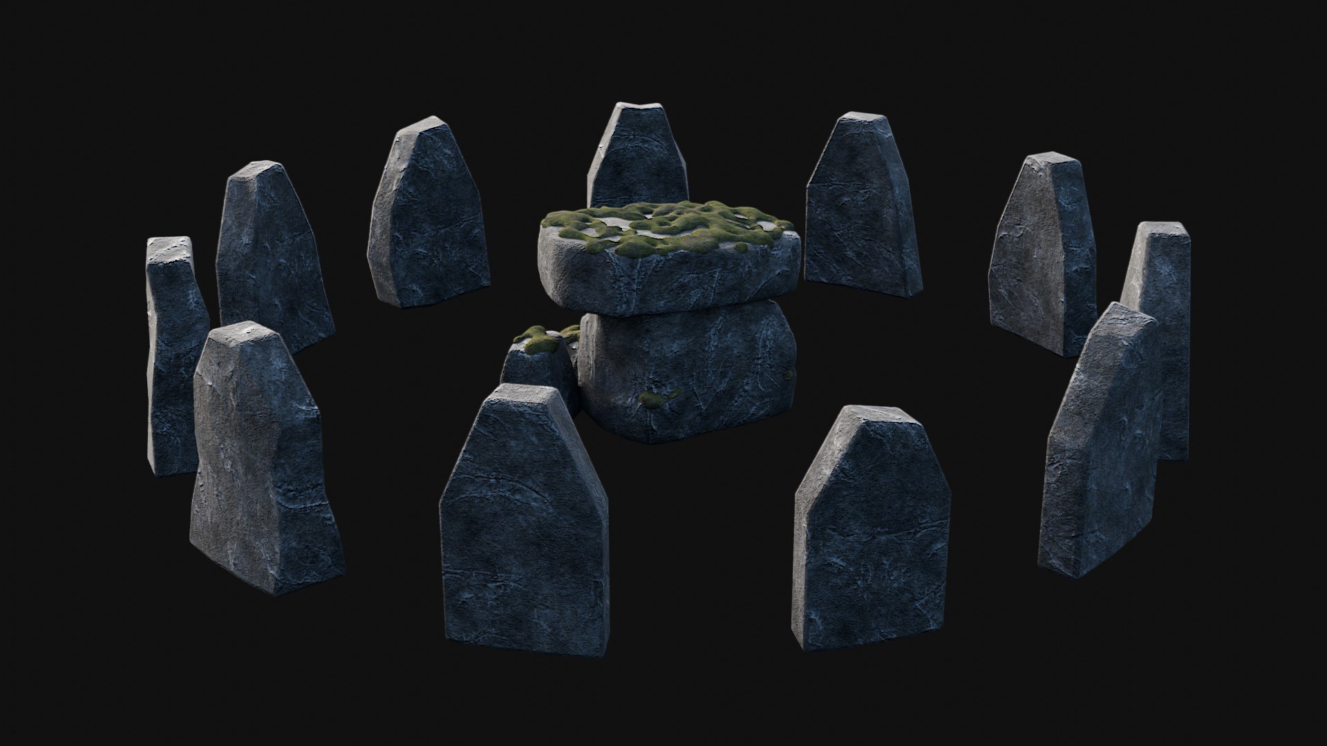3D STONE CIRCLE ANCIENT MONUMENT STONE HENGE MEGALITH COLLECTION https://p.turbosquid.com/ts-thumb/UF/jQqkGM/Sn/7_2/jpg/1733303516/1920x1080/fit_q87/0939d098bb759fde3516db279d4e2b9c925693e3/7_2.jpg