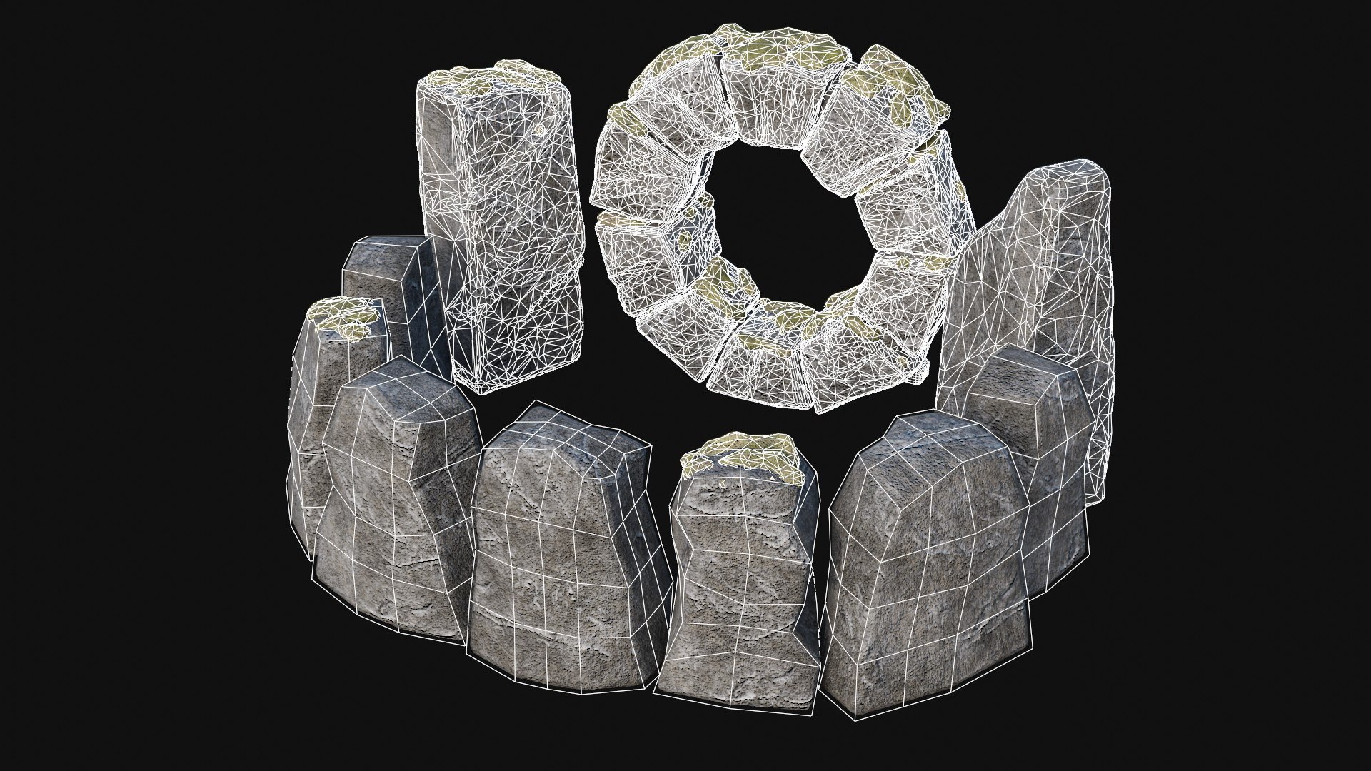 3D STONE CIRCLE ANCIENT MONUMENT STONE HENGE MEGALITH COLLECTION https://p.turbosquid.com/ts-thumb/UF/jQqkGM/Xl/6_4/jpg/1733303509/1920x1080/fit_q87/3d1be0a33bd4e8eeaa7f267112ff8d1cf517fbd2/6_4.jpg