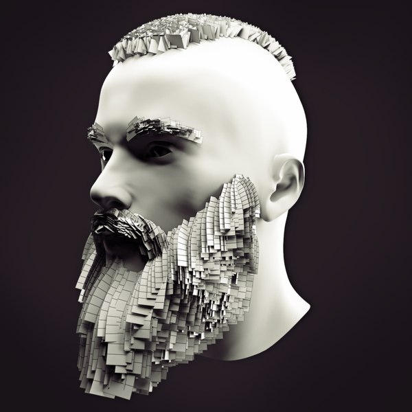 Hairstyle beard 3D model - TurboSquid 1394918