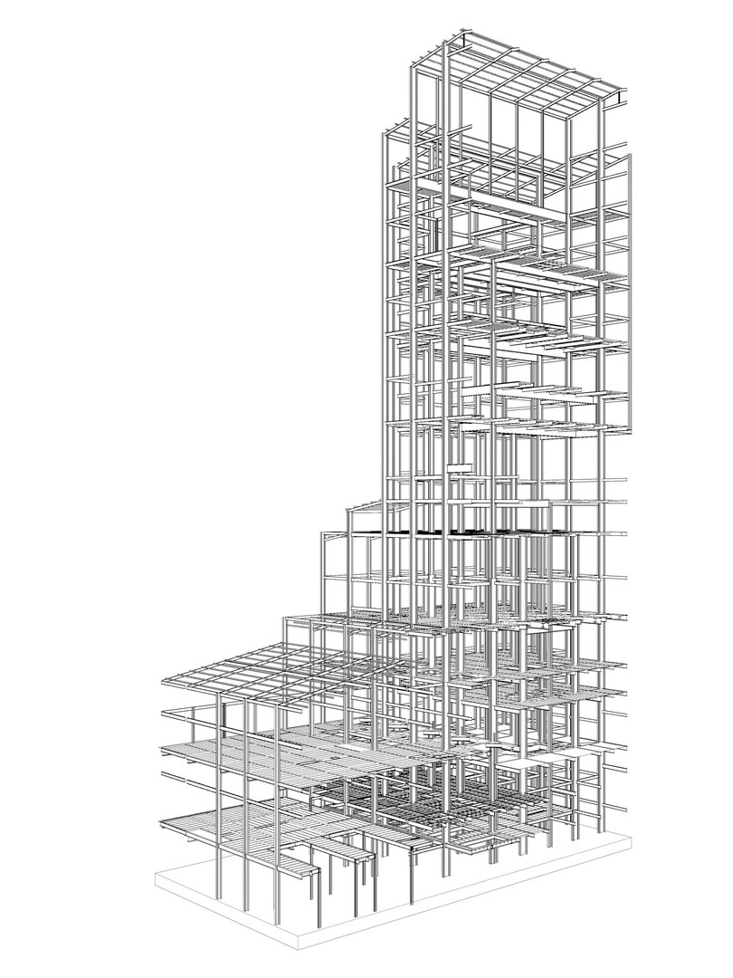 Factory Tower Structure In Section Cut 25i04 3D Model - TurboSquid 2342930
