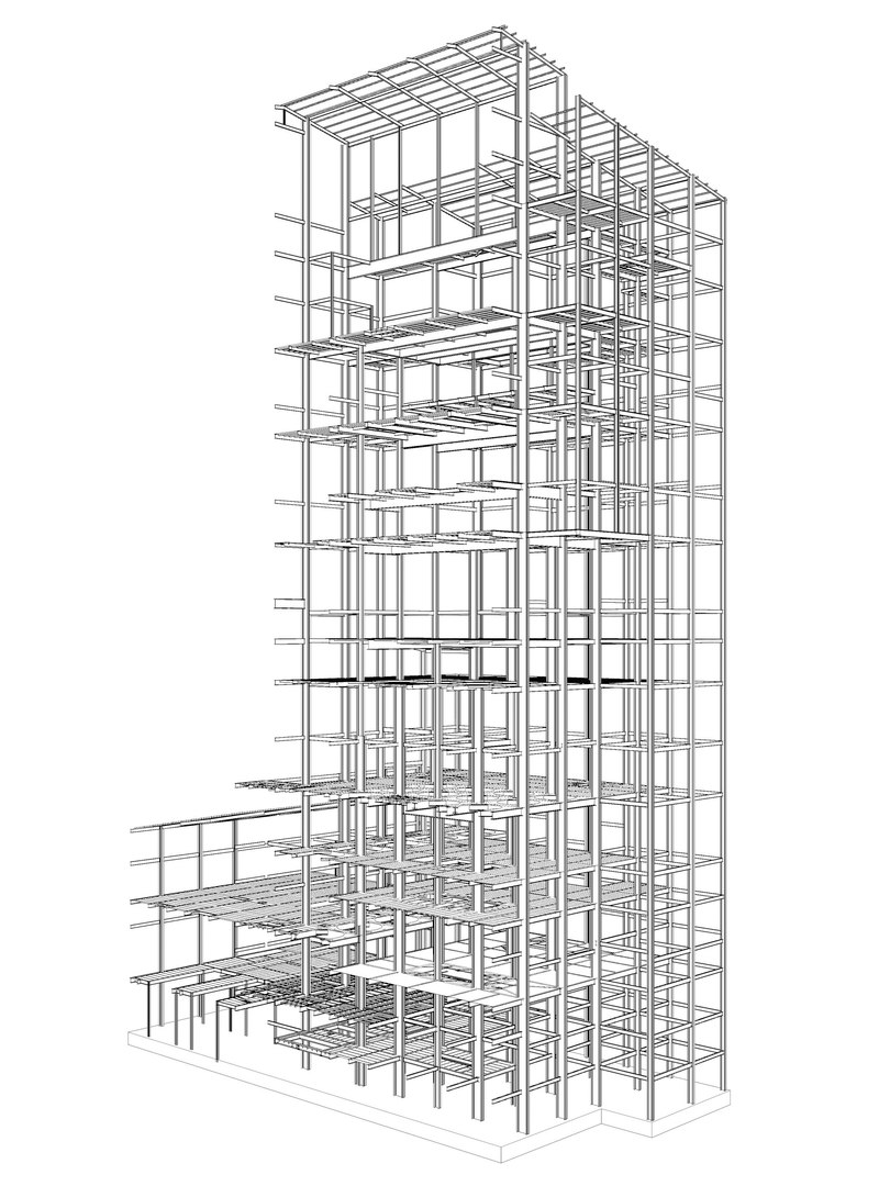Factory Tower Structure In Section Cut 25i04 3D Model - TurboSquid 2342930