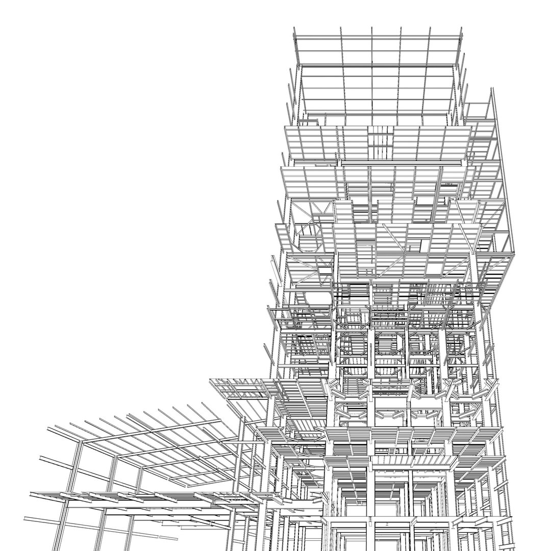 Factory Tower Structure In Section Cut 25i04 3D Model - TurboSquid 2342930
