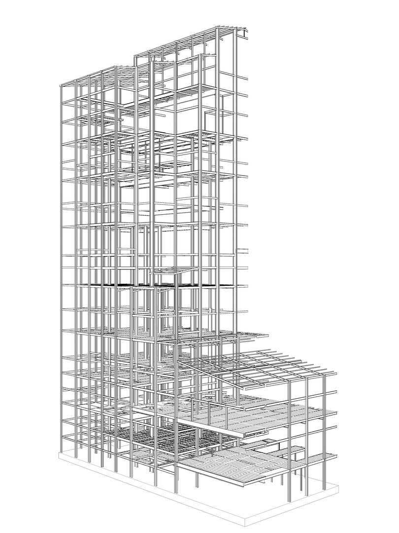 Factory Tower Structure In Section Cut 25i04 3D Model - TurboSquid 2342930