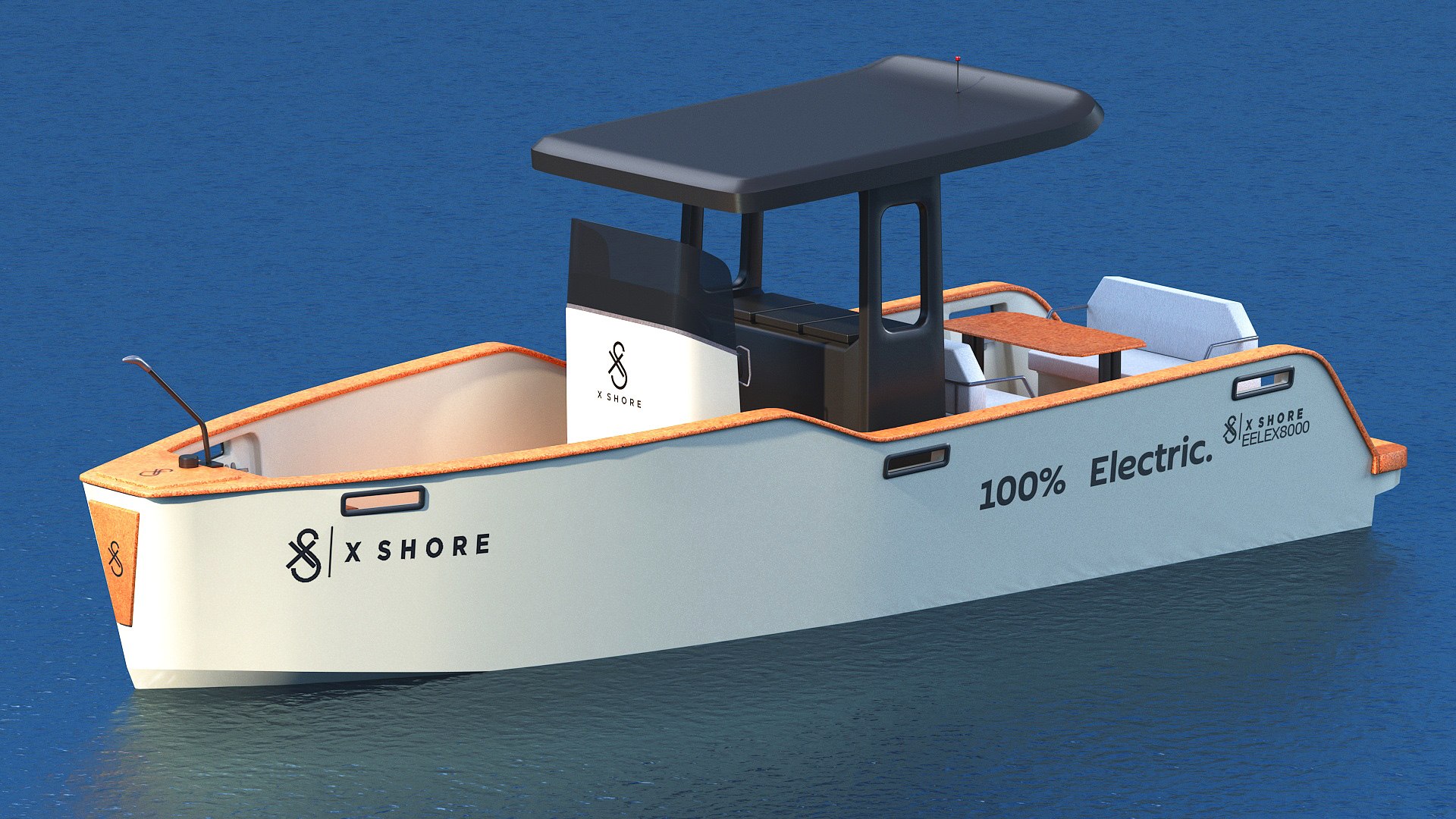 Electric Boat X Shore Eelex 8000 3D TurboSquid 1811085