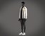 Mens shirt with texture and sherpa fabric