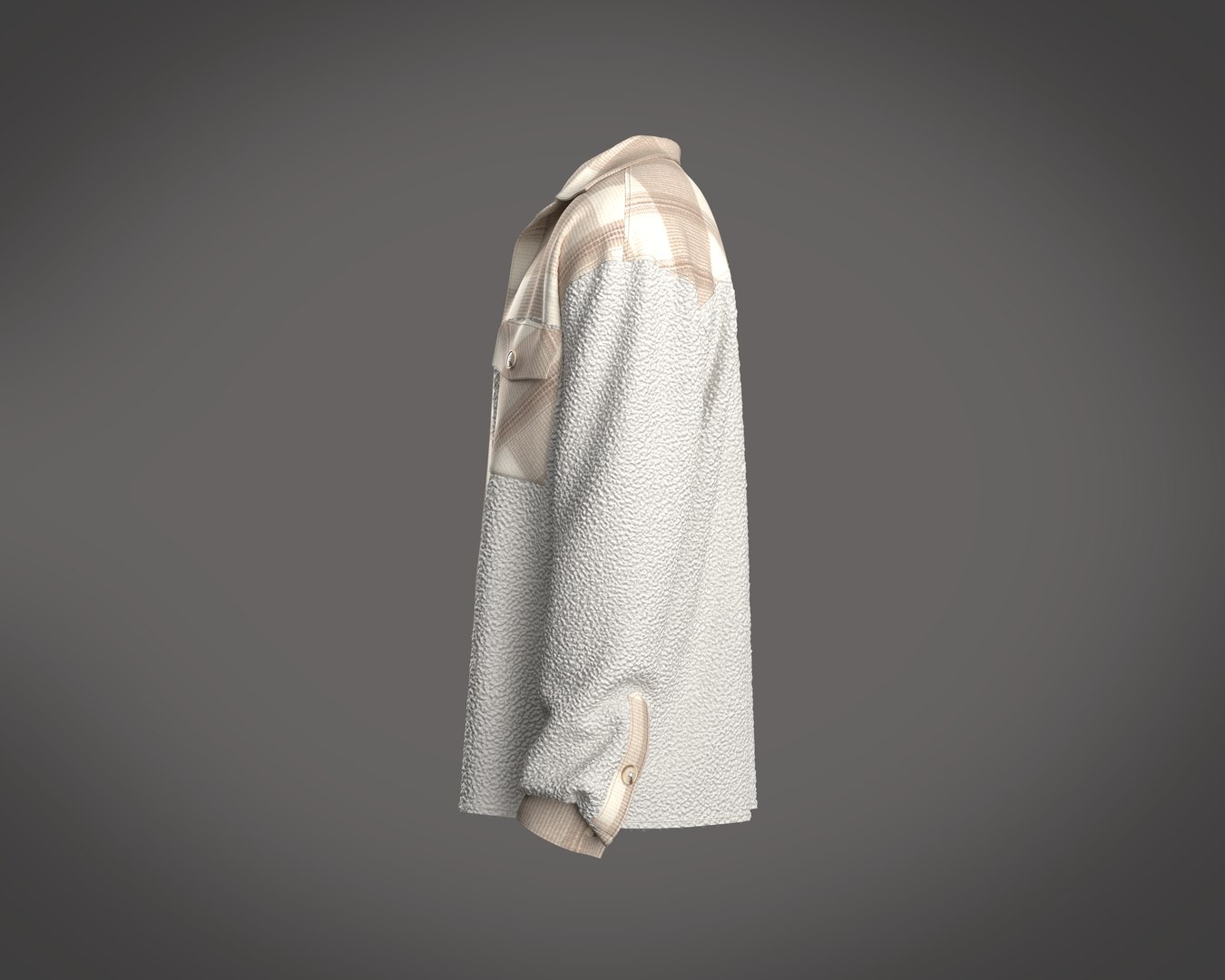 Mens shirt with texture and sherpa fabric 3D https://p.turbosquid.com/ts-thumb/UF/qv8cor/YC/mensshirtwithtextureandsherpafabric7/png/1746705287/1920x1080/fit_q87/8dca1cb9871073e7b226fe8ef6be4c8425a1c3a5/mensshirtwithtextureandsherpafabric7.jpg
