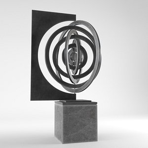 Modern Decorative Abstract Metal Art Sculpture 05
