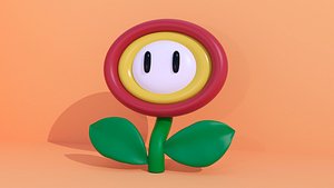 marios flower 3D model