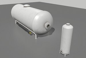 industrial tanks 3D model