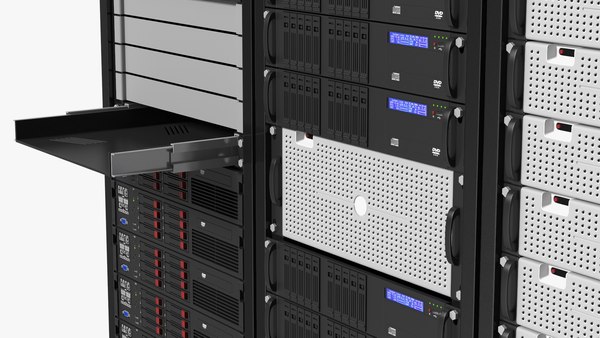 データセンターサーバーラック3Dモデル - TurboSquid 2250520