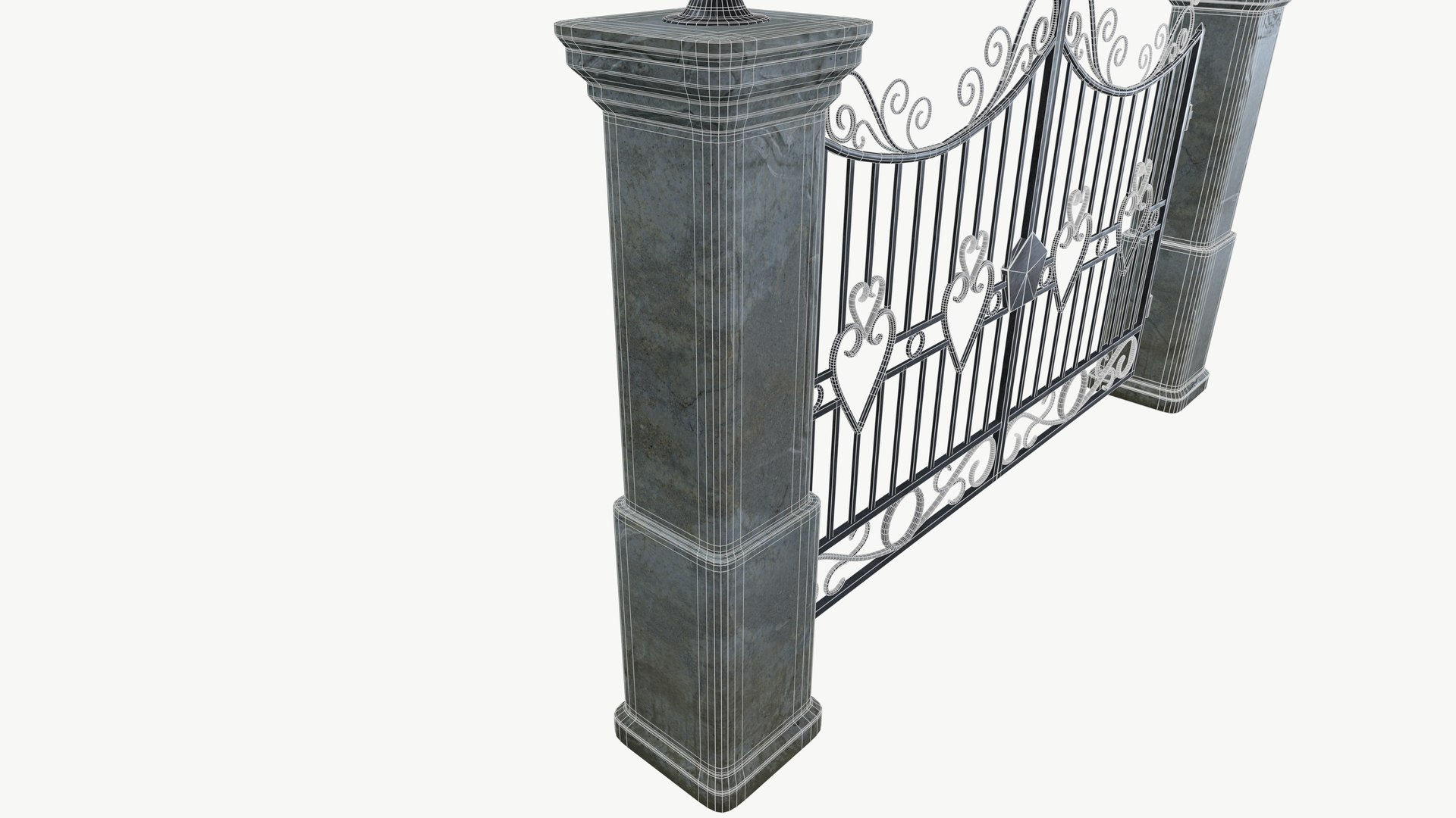 3D Model Old Gate - TurboSquid 2293462