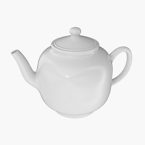 3D Porcelain Teapot model