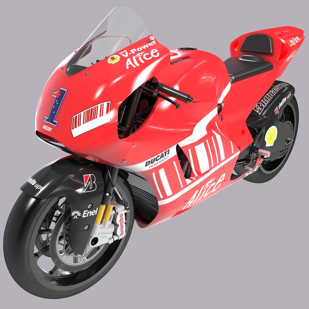 3d Model Ducati Desmosedici Gp8 2008