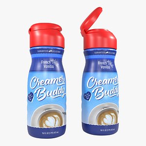 Creamer Carafe 3D, Incl. creamer & milk - Envato Elements