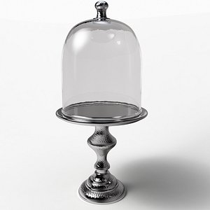 Cake Stand with Glass Dome