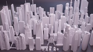 Mega Building Pack 3D model