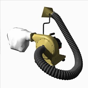 3d model machines dust