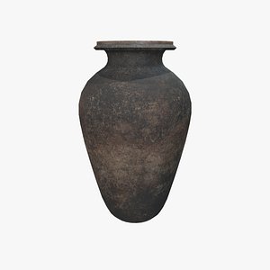 3D Medieval Market V1 Pot 3 model