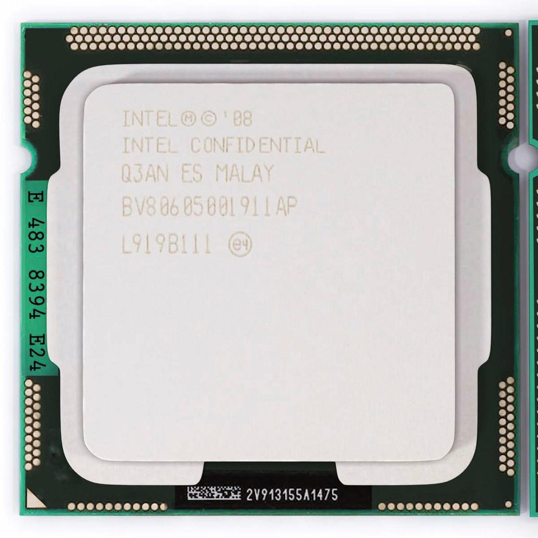 Intel Core I5-750 3d Model