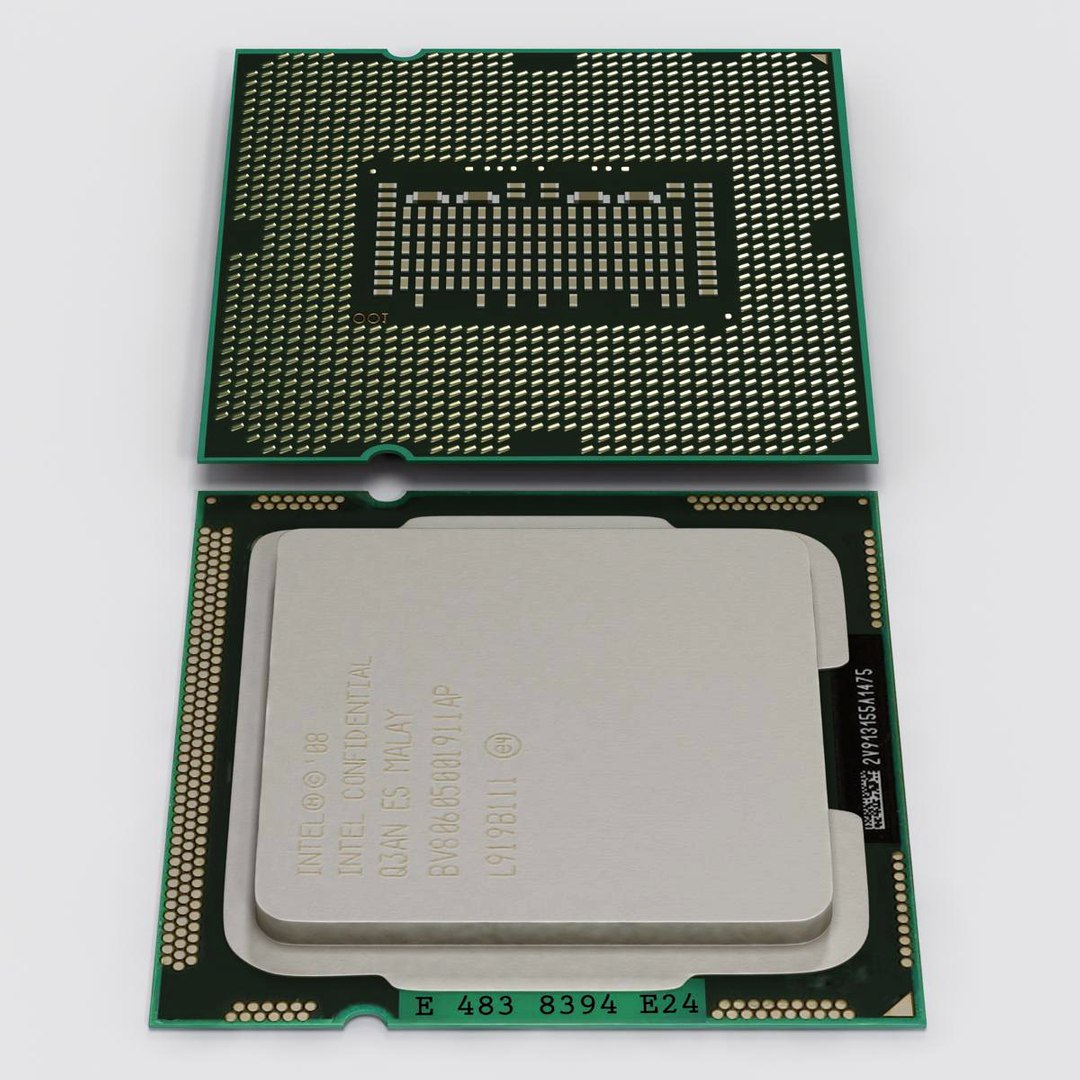 Intel Core I5-750 3d Model