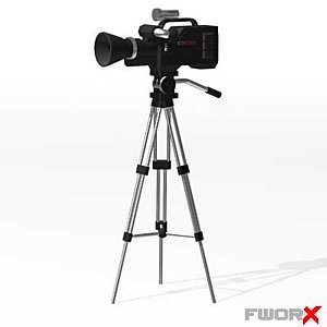 tv camera 3d model