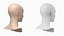 Cabeça Feminina Natural 01 Malha Base