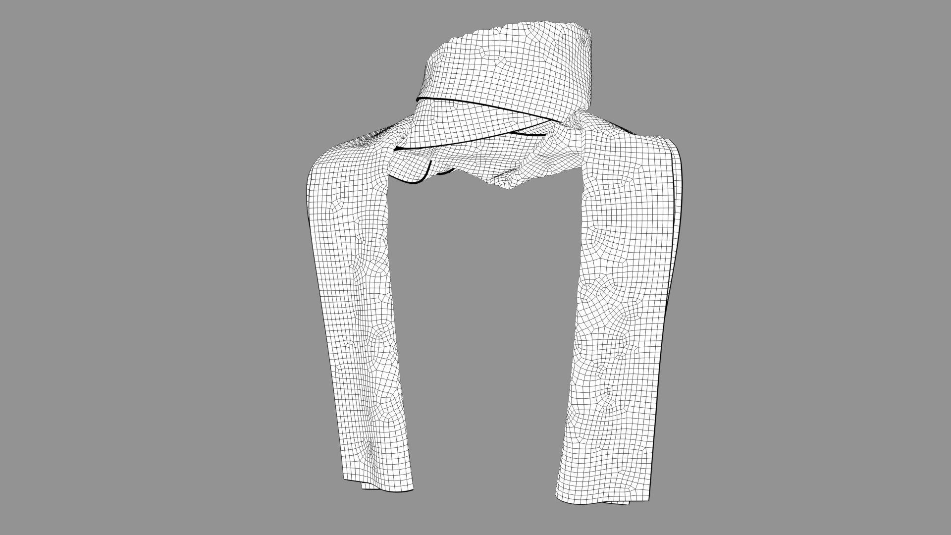 Fashion Scarf 001 model - TurboSquid 1974280