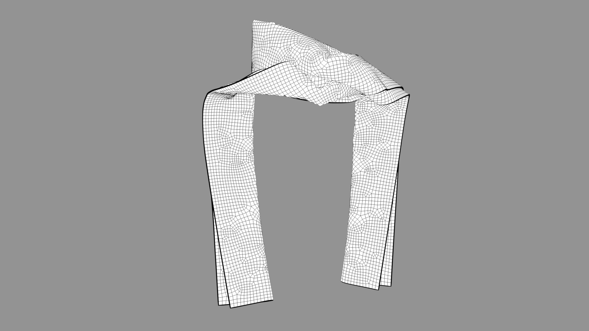 Fashion Scarf 001 model - TurboSquid 1974280