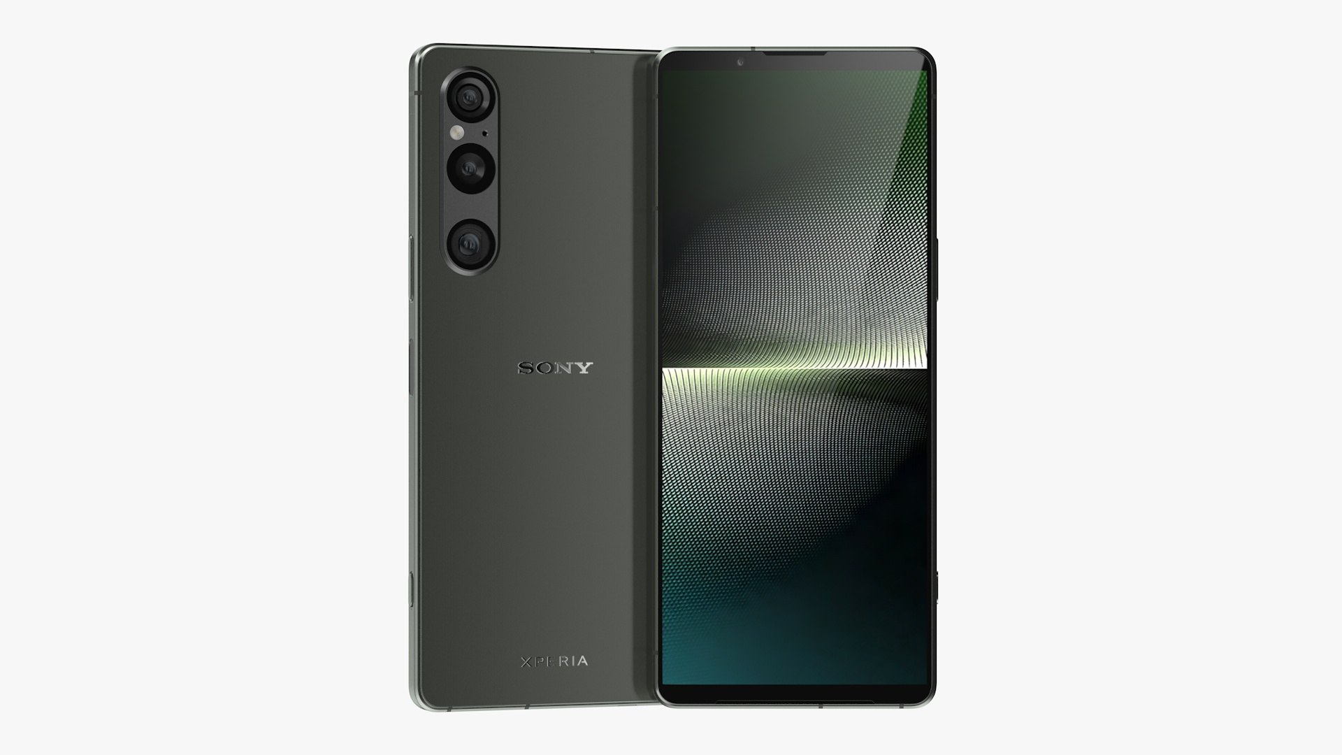 Sony Xperia 1 MK V Khaki Green 3D model - TurboSquid 2069934