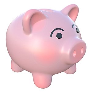Piggy bank 3D