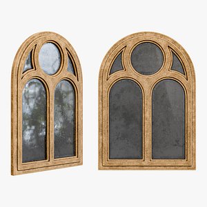Gothic Arched Window 3D model