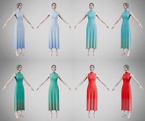 Dress 56 Summer Collection Vol 1 Collection 5 3D model