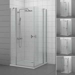 3D model cabin showers radaway
