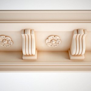 3d model cornice petergof k12