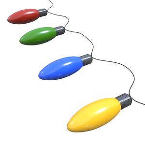 christmas light 3D model