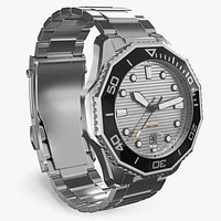 Professional Marine Watch Stainless Steel Grey
