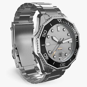 Professional Marine Watch Stainless Steel Grey
