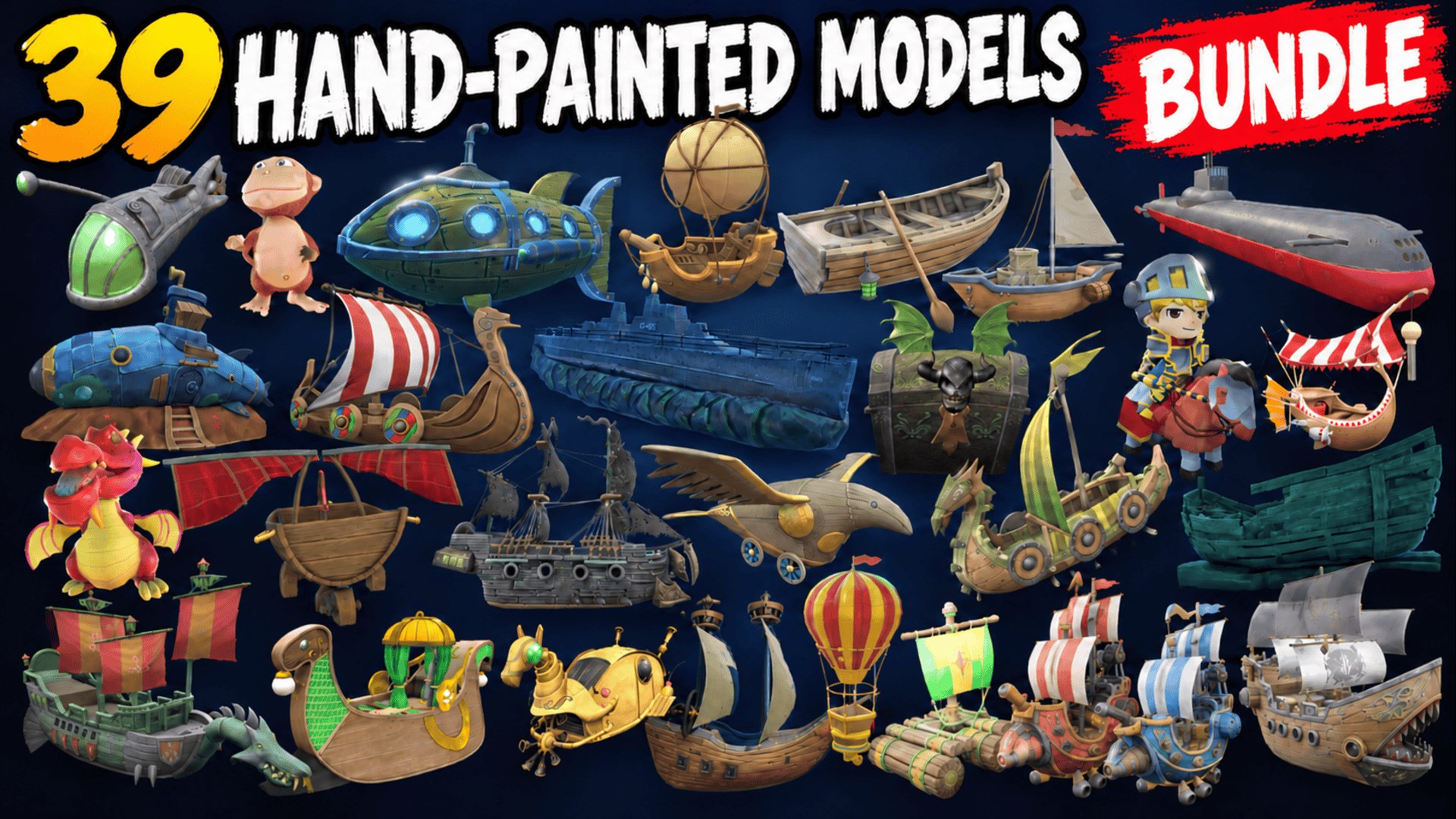 3D Hand-Painted Ships &amp; Fantasy Vehicles Mega Pack – 39 Models https://p.turbosquid.com/ts-thumb/UH/2Sy78I/3j/bundleturbosquid391920/png/1791415937/1920x1080/fit_q87/3b9a4255d9054df45acb507dec933a901c95f49b/bundleturbosquid391920.jpg