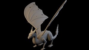 dragon creatures monsters 3D model