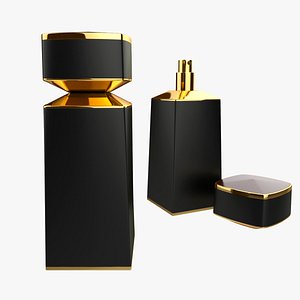 3D 2022 Luxury Perfume 100ml Low Poly High Poly Detailed