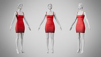 Dress 52 Alabama Crimson With Design