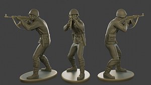 CzechSlovak Communist Soldier CCS1 005 3D