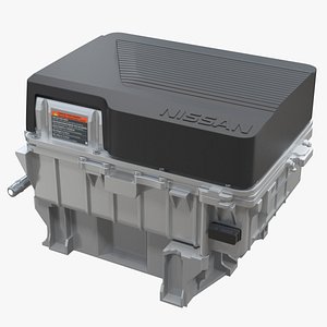 nissan leaf electric engine motor 3D model