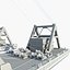 floating crane 3D model