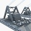 floating crane 3D model