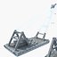 floating crane 3D model