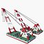floating crane 3D model