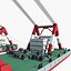floating crane 3D model
