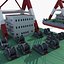 floating crane 3D model