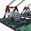 floating crane 3D model